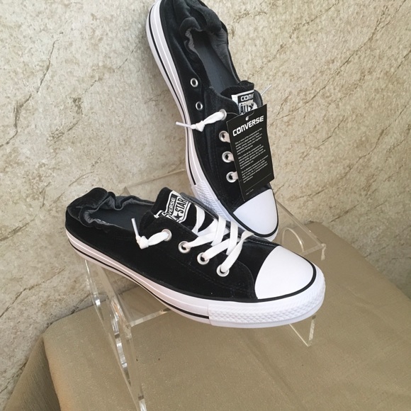 Converse Shoes - Converse Velvet Slip on Style